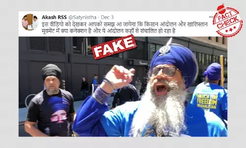 2018 Video Of Pro-Khalistan Rally In US Falsely Linked To Farmers Stir