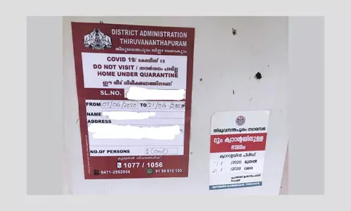 No Need To Put Warning Posters Outside Homes Of COVID Patients: SC