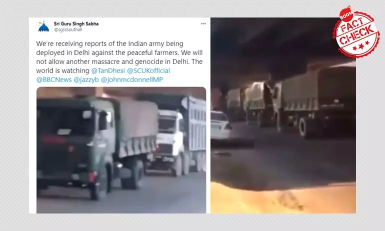 Indian Army Denies Claims Of Troops Being Sent To End Farmers Protest