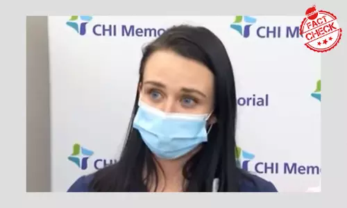 Video Of Nurse Collapsing Shared To Claim COVID-19 Vaccines Are Unsafe