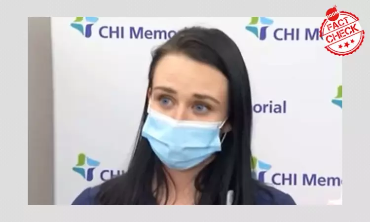 Video Of Nurse Collapsing Shared To Claim COVID-19 Vaccines Are Unsafe