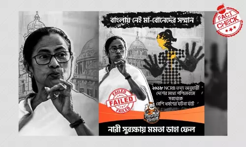 False: Graphic Stating West Bengal Has Highest Rapes In India