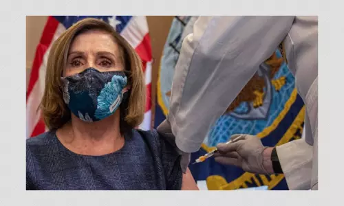 No, Nancy Pelosi Did Not Fake COVID-19 Vaccination