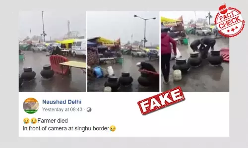 Elderly Sikh Farmer Collapsing At Protest Site In Viral Video is Alive