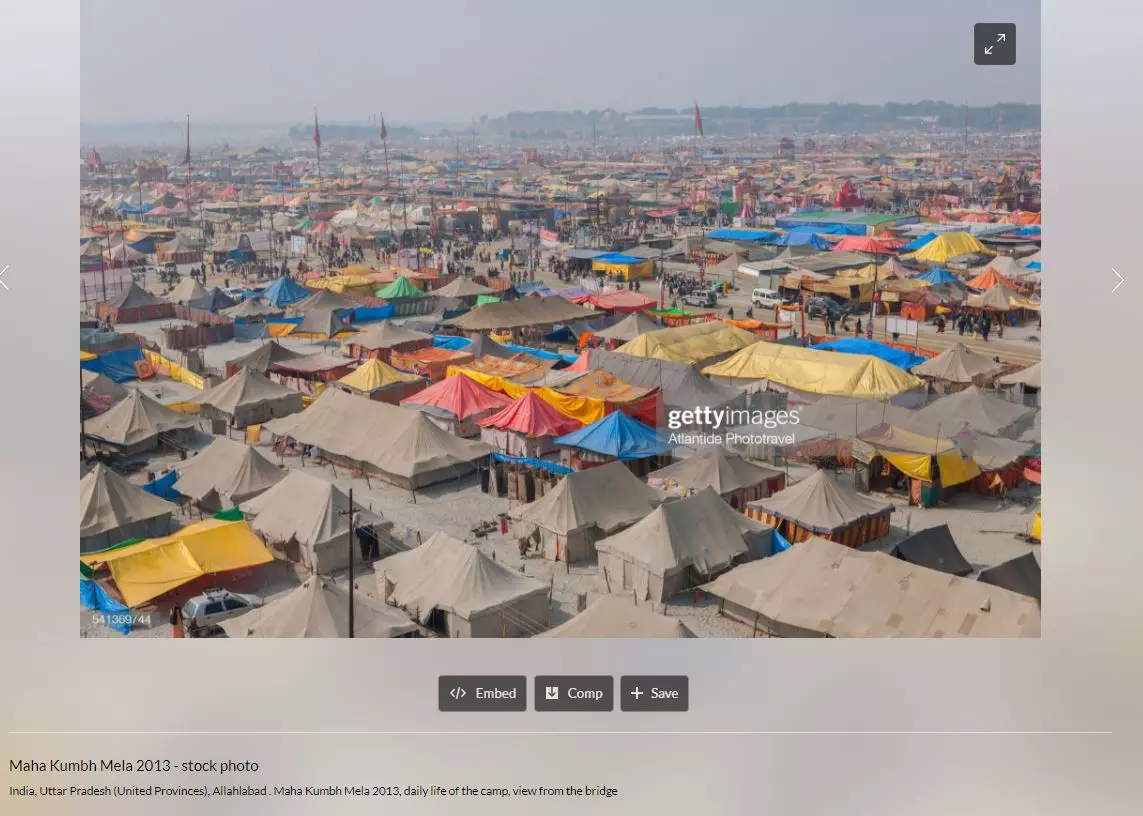 Kumbh Mela photo from Getty Images