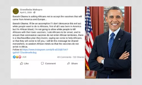 Barack Obama Has Endorsed COVID-19 Vaccines