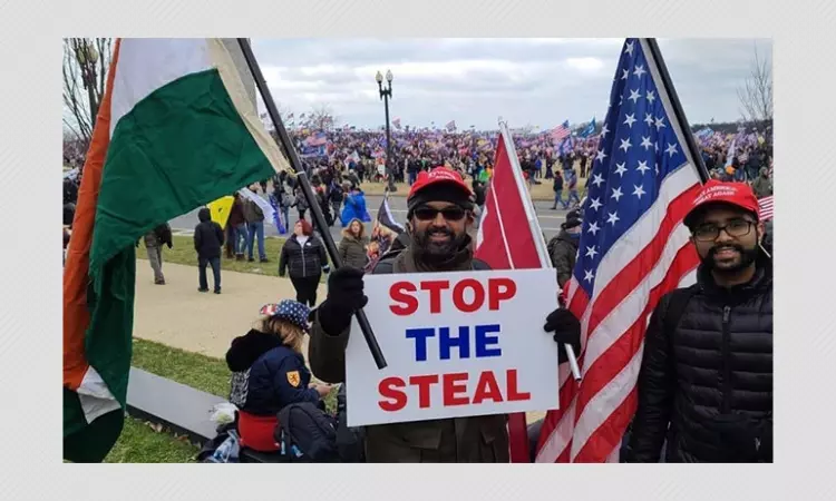 Meet Vincent Xavier, The Man Who Waved The Indian Flag At The US Capitol
