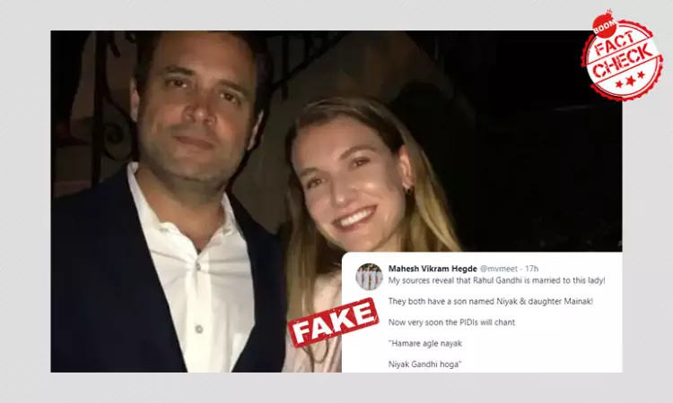 Debunked Claim Of Rahul Gandhis Secret Family Revived