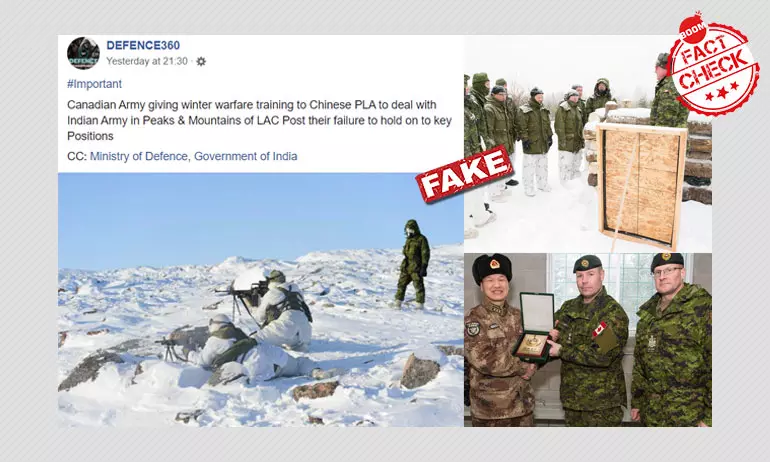 Canadian Army Training China To Fight India? Old Pics Go Viral