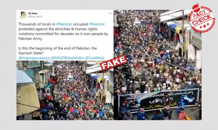 Video Of Protest March In Kargil Against Hazara Killings Shared As PoK