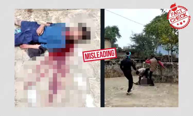 Video Of Murder In Rajasthan Shared With False Child Kidnapping Claim