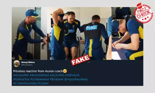 No, This Is Not How Aussie Coach Justin Langer Reacted To Indias Win