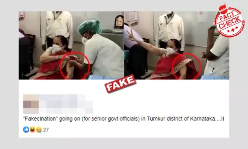 We Took The Vaccine Earlier: Tumkur Officials Call Viral Video Misleading