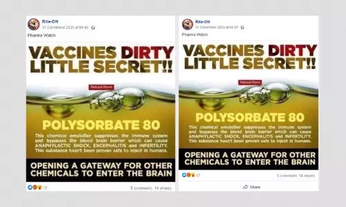 Posts Share Misleading Claims About Ingredient Used In Vaccines