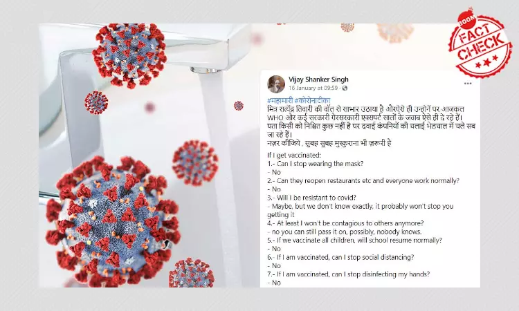 Viral Message Misleadingly Claims COVID-19 Vaccine Is Futile