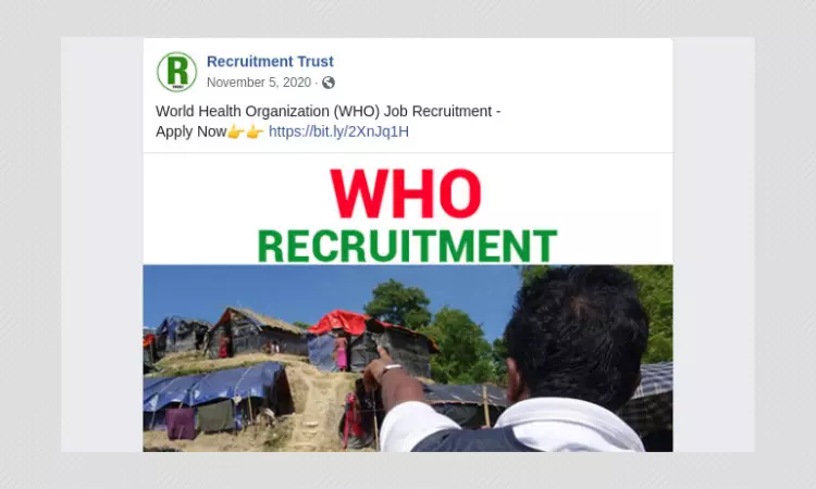 WHO Does Not Hire Through Third-Party Job Portal Recruitment Trust