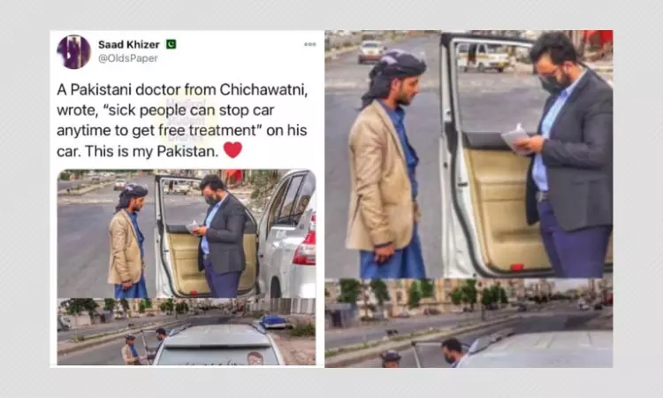 Photo From Yemen Shared As Pakistani Doctor Offering Free Service