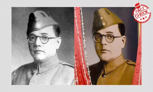 Painting At Rashtrapati Bhavan Is Not Of An Actor Playing Subhas Chandra Bose