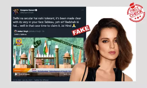 Cropped Video Of Delhis Republic Day Tableau Viral With Communal Spin