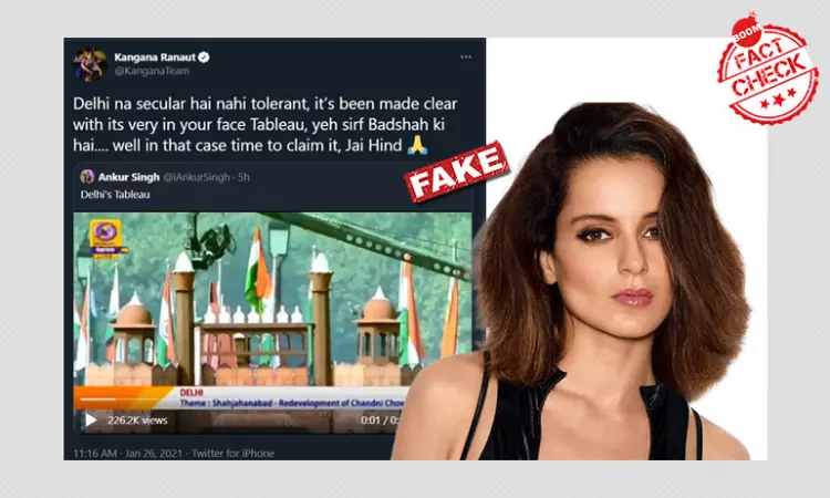 Cropped Video Of Delhis Republic Day Tableau Viral With Communal Spin