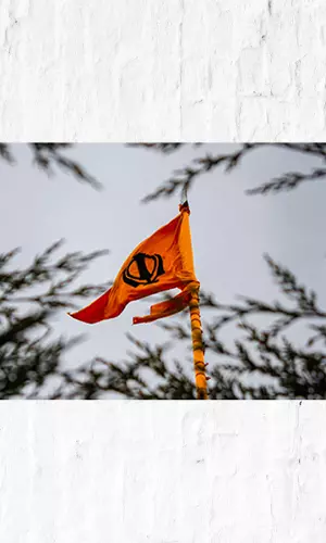 What Is The Nishan Sahib Flag Seen At The Ongoing Farmer Protests?