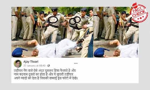 2013 Picture Of Sikh Protester Being Thrashed By Cops Peddled As Recent