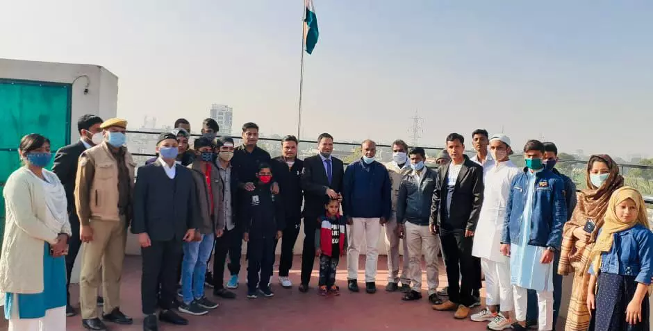 Image of Kafeel Khan in Jaipur on Republic Day