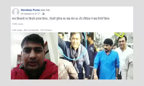 Farmers Protest: Journalist Mandeep Punia Sent To Judicial Custody