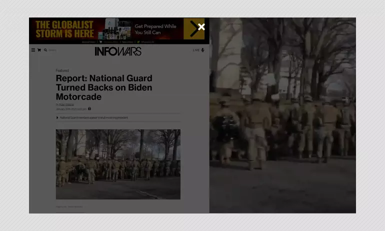 No, National Guards Did Not Avoid Joe Biden On Inauguration Day