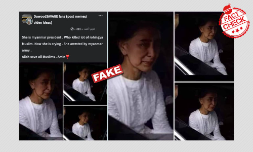 Myanmar Coup: 2017 Image Of Aung San Suu Kyi Resurfaces