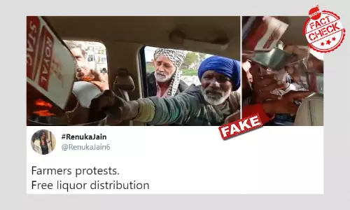 Video From 2020 Shared As Alcohol Distributed At Farmers Protest