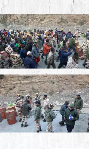 Uttarakhand Glacier Burst: Rescue Op Begins