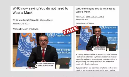 No, WHO Has Not Advised Against Wearing Face Masks In 2021