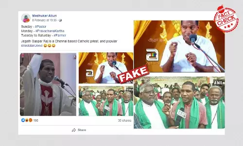 Pastor To Farmer? TN Priests Images Viral With Fake Claim