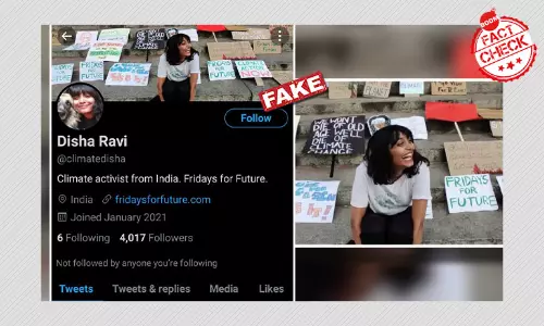 Fake Disha Ravi Twitter Accounts Surface After Her Arrest In Toolkit Case