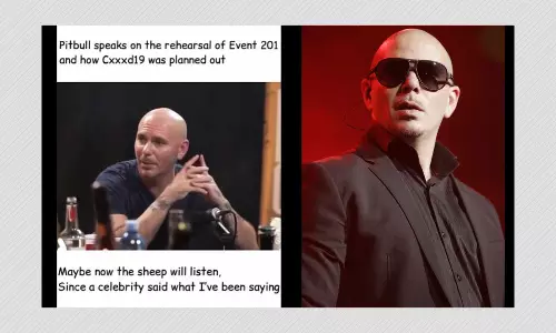 Rapper Pitbull Falsely Claims COVID-19 Was Planned