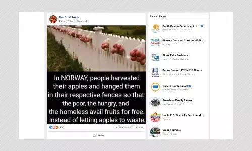 Do Norwegians Share Extra Fruits With Poor People? A Fact Check