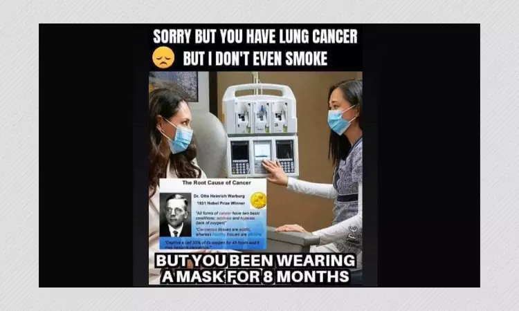 Does Face Mask Use Cause Lung Cancer? Not Really