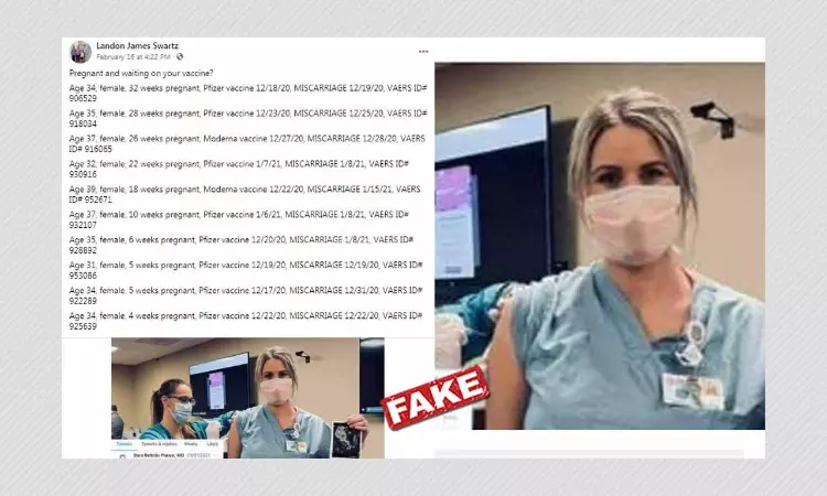 No Scientific Proof To Claim COVID-19 Vaccines Cause Miscarriages