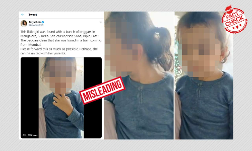 Video Of Missing Child Viral With False Claims