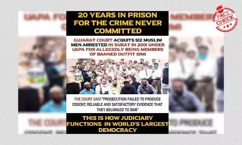 Claim About 122 Muslims Acquitted After 20 Years In Prison Is Misleading