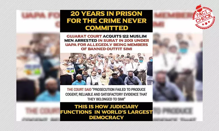 Claim About 122 Muslims Acquitted After 20 Years In Prison Is Misleading