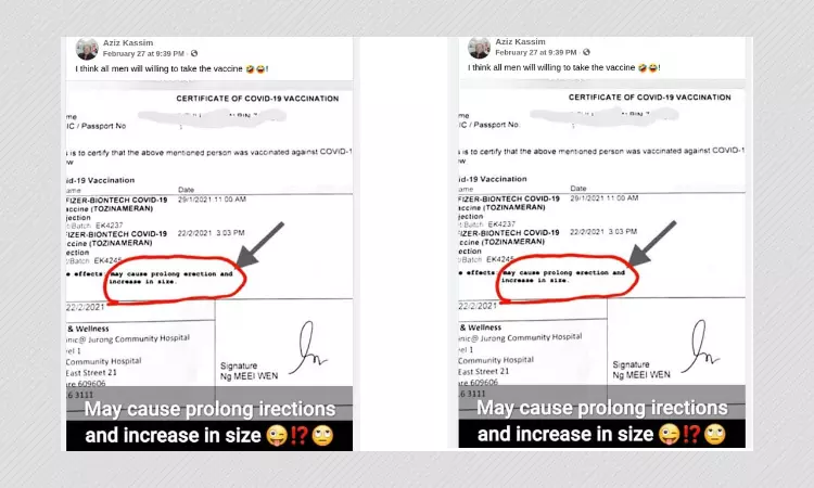 Does COVID-19 Vaccine Increase Penis Size And Prolong Erections?