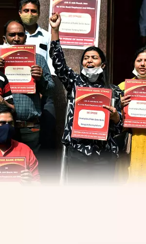 Bank Strike: Key Banking Services Hit As PSU Bank Employees Launch Two-Day Strike