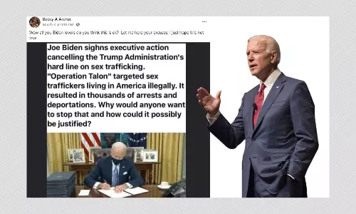 Did Joe Biden Cancel ICE Operation Which Targetted Sex Traffickers?