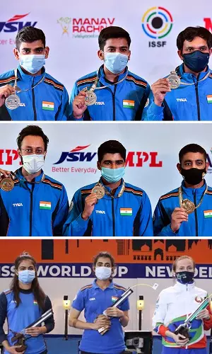 India Dominate 2021 ISSF Shooting World Cup In New Delhi