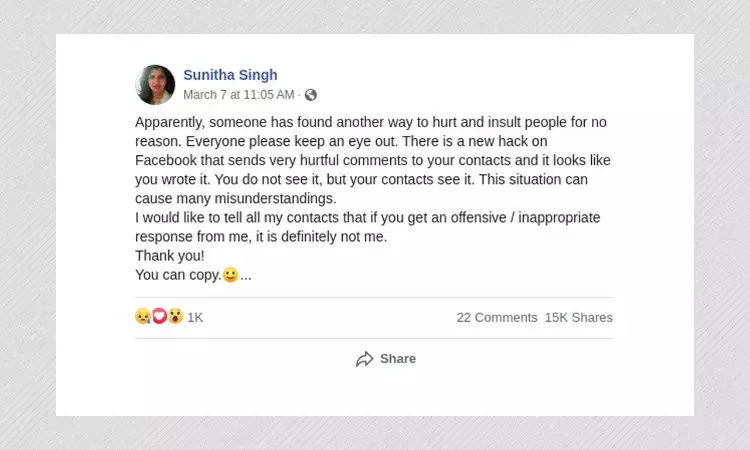 No, Hackers Cannot Post Facebook Comments As You Without You Seeing It