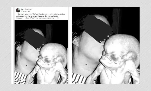 No, This Photo Is Not Of A Baby Rescued From An Underground Tunnel