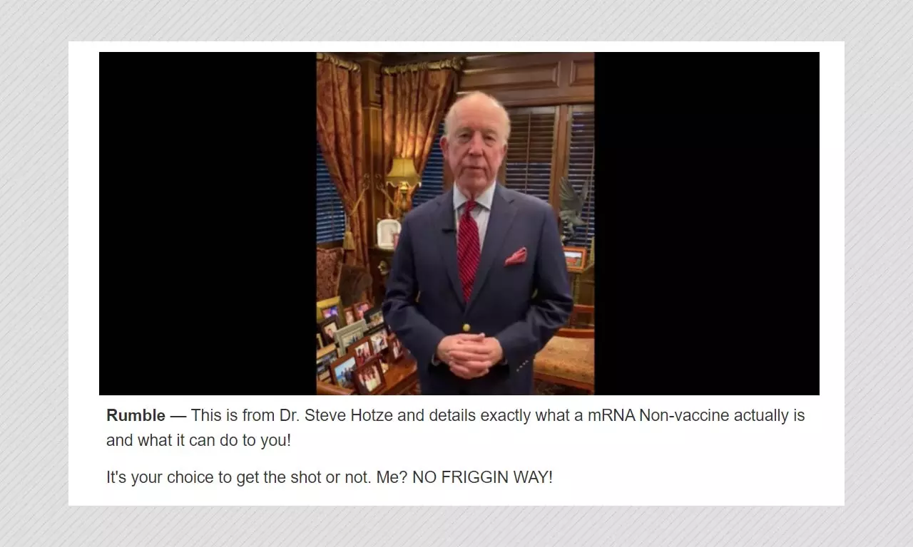 Texas Conservative Dr Steven Hotze Makes False Claims About COVID-19
