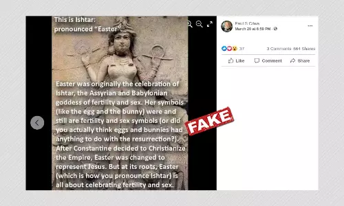 Easter Derived From The Name Of Ancient Mesopotamian Goddess? A FactCheck